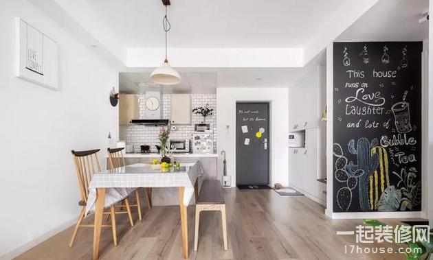78平的北欧风小户型,白、灰与木构造舒适小窝 78平的北欧风小户型,白、灰与木构造舒适小窝